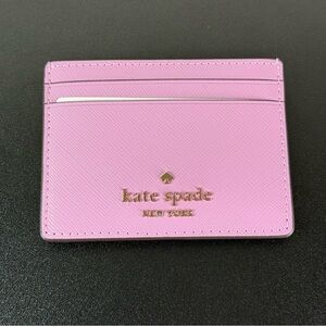 Kate Spade Madison Pink Berry Saffiano Leather Card Holder KI368 NWT Retail $89